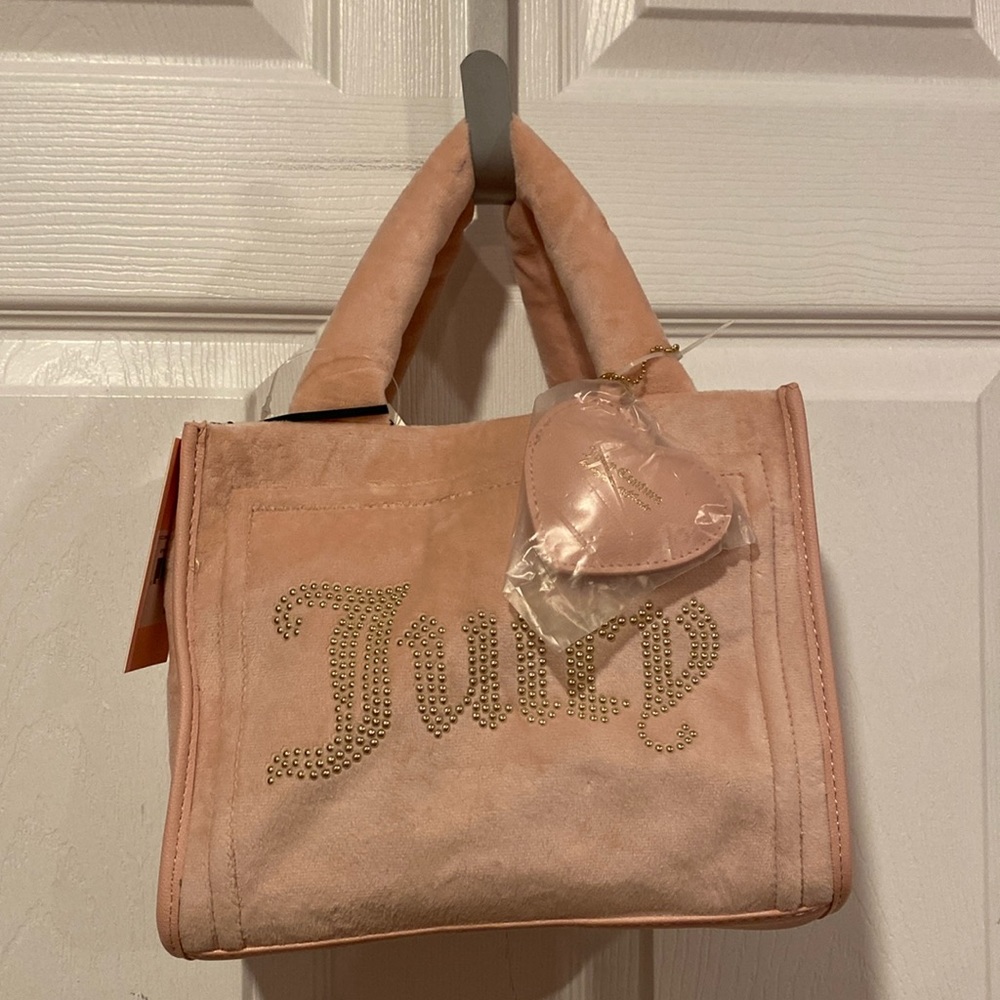 BNWT JUICY COUTURE Extra Spender Mini Tote Blush